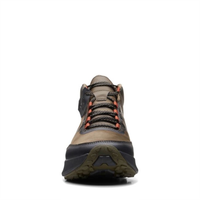 Combi Verde Oliva Oscuro Clarks Atl Trail Up Impermeable Combi Verde Oliva Oscuro