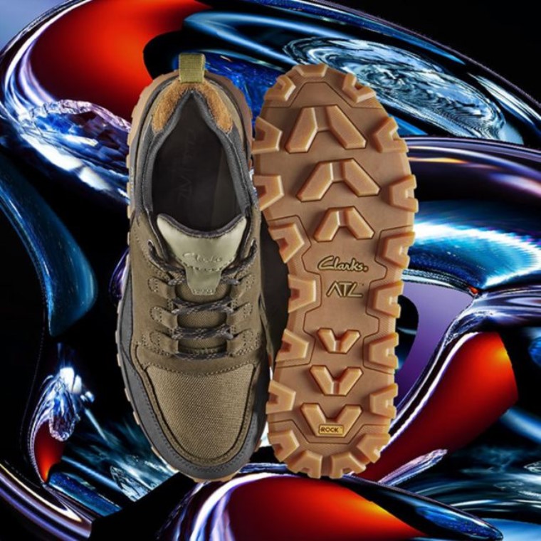 Clarks Atl Trek Lo Gore-tex Oliva Oscuro Combi Verde Oliva Oscuro