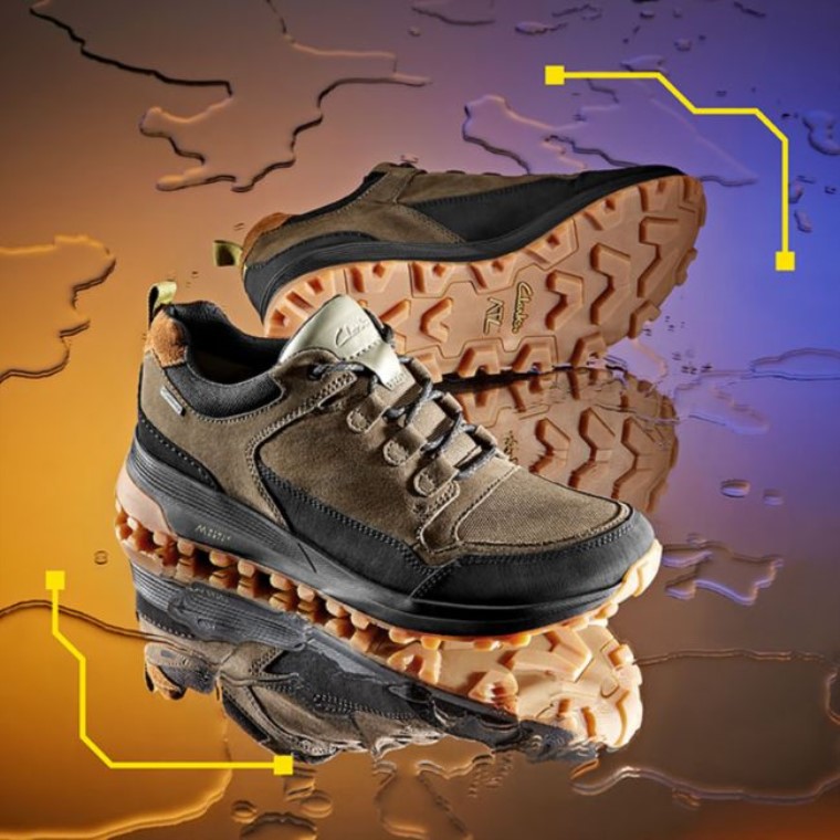 Clarks Atl Trek Lo Gore-tex Oliva Oscuro Combi Verde Oliva Oscuro