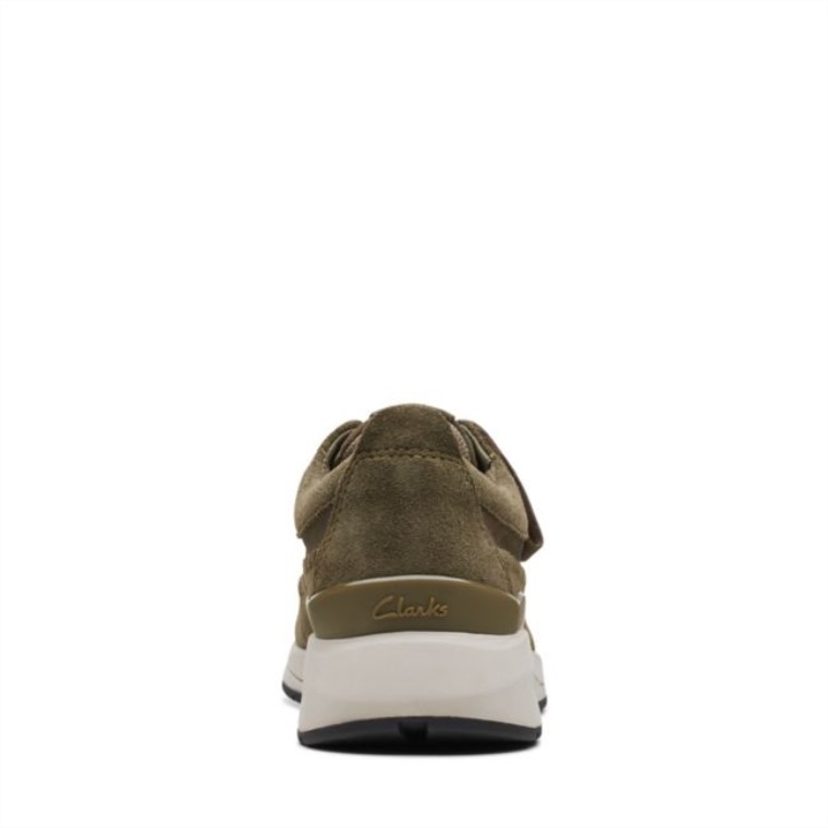 Combi Verde Oliva Oscuro Clarks Costa Lite Weave Combi Verde Oliva Oscuro
