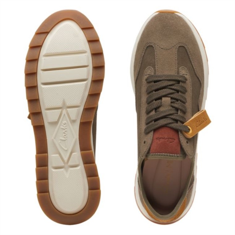 Clarks Dash Lite Combi Verde Oliva Oscuro Combi Verde Oliva Oscuro