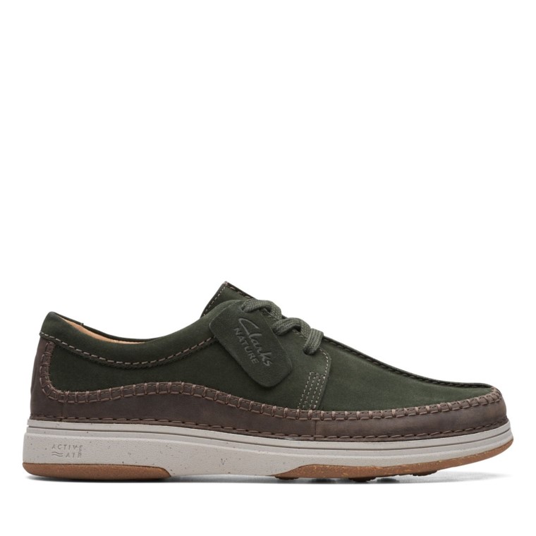 Combi Verde Oliva Oscuro Clarks Nature 5 Corbata Combi Verde Oliva Oscuro