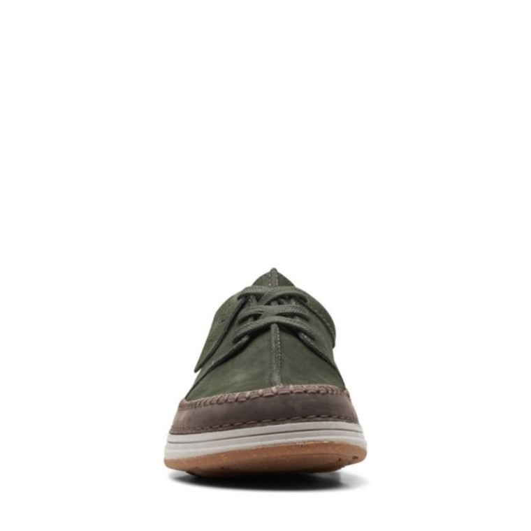 Combi Verde Oliva Oscuro Clarks Nature 5 Corbata Combi Verde Oliva Oscuro
