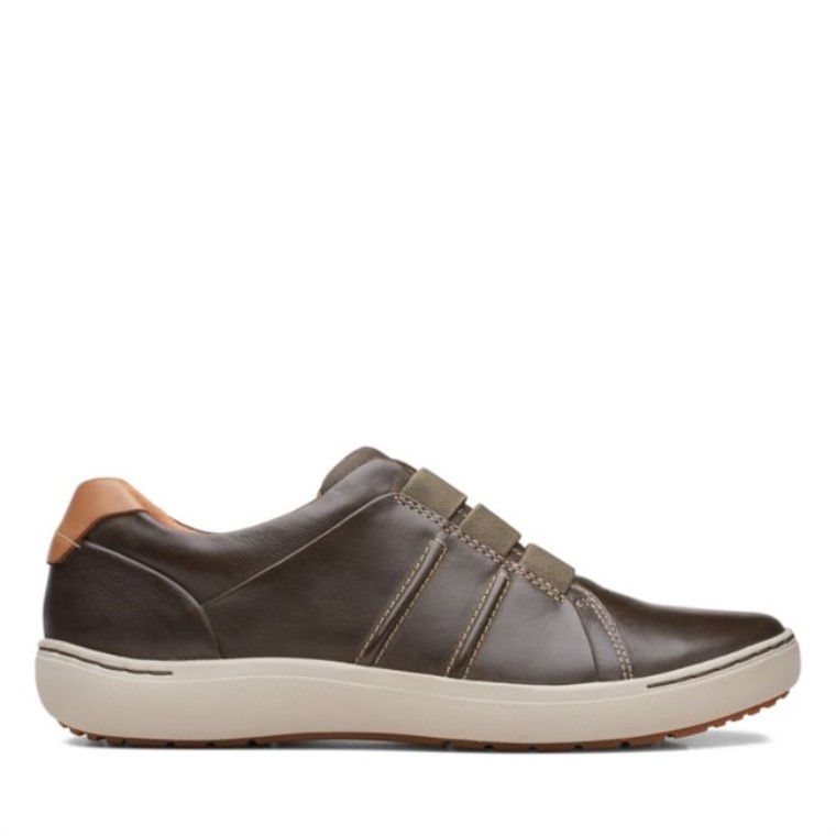 Cuero Oliva Oscuro Nalle Easy Cuero Oliva Oscuro Clarks