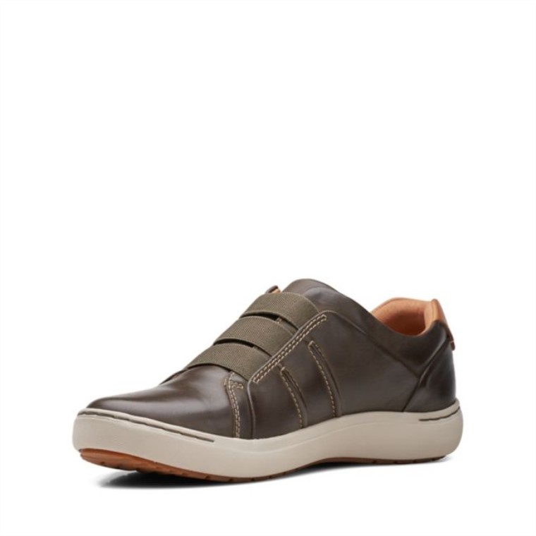Cuero Oliva Oscuro Nalle Easy Cuero Oliva Oscuro Clarks
