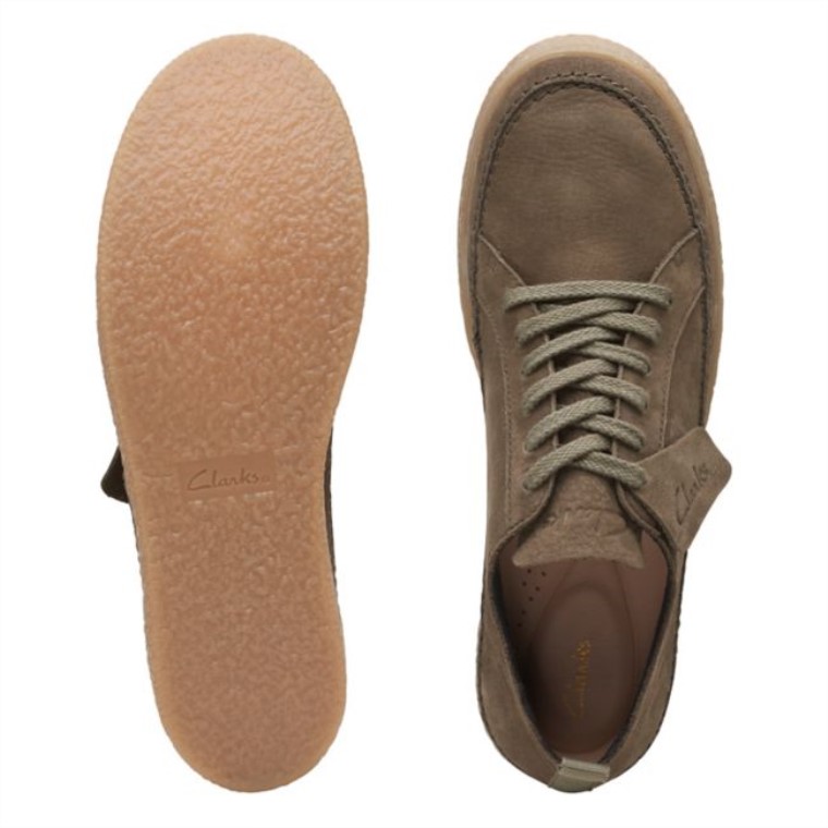 Nubuck Verde Oliva Oscuro Clarks Barleigh Lace Nubuck Verde Oliva Oscuro