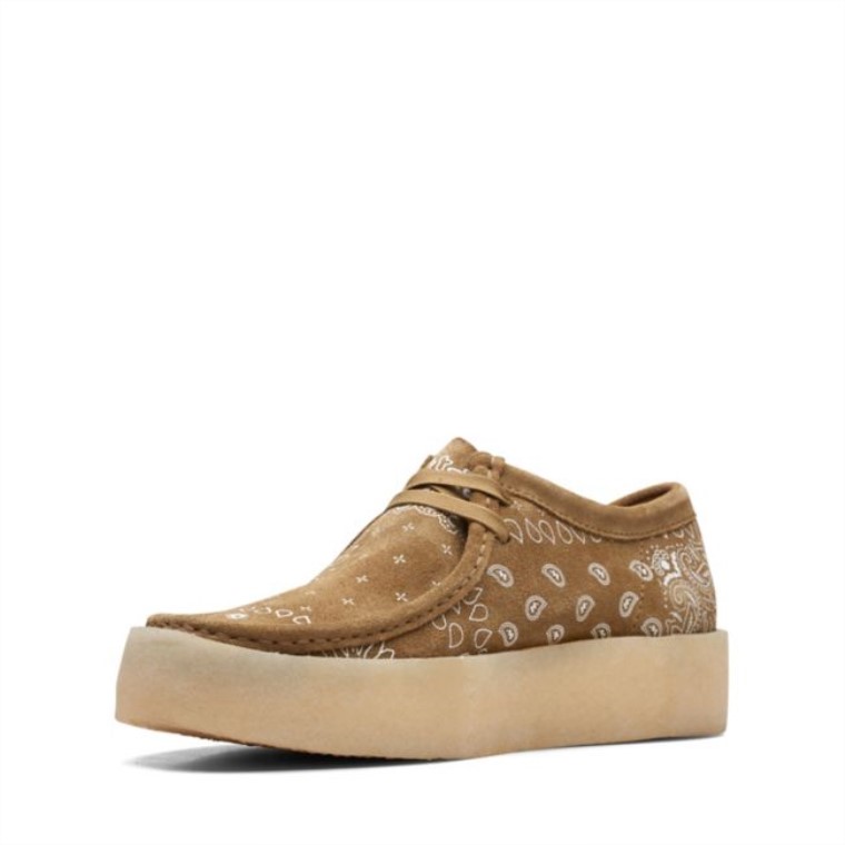 Taza Clarks Wallabee Con Estampado De Aceitunas Oscuras Con Estampado De Aceitunas Oscuras