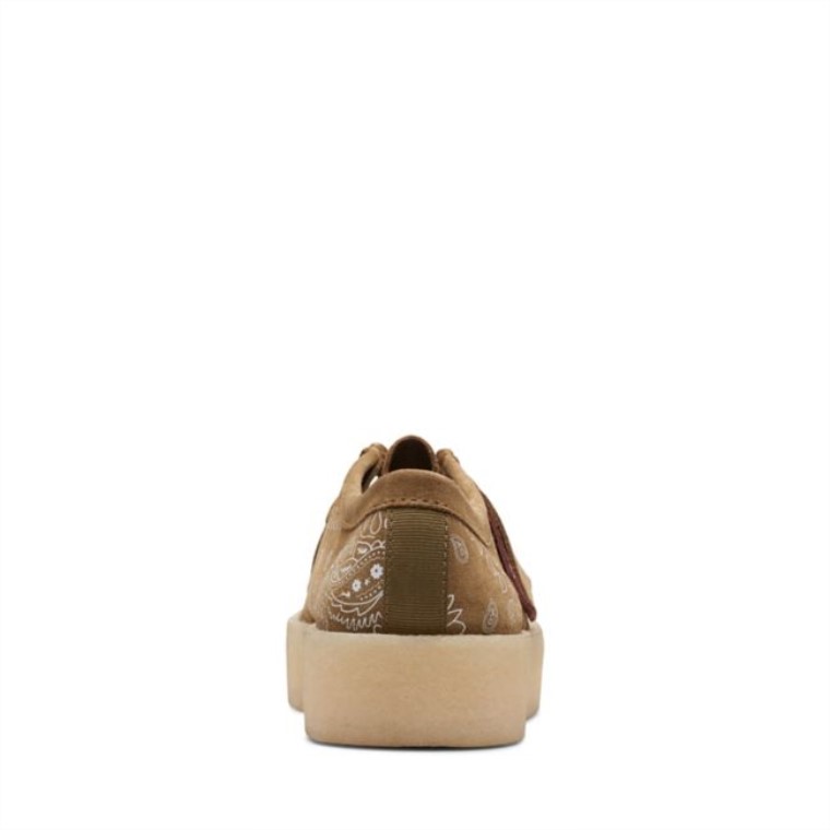 Taza Clarks Wallabee Con Estampado De Aceitunas Oscuras Con Estampado De Aceitunas Oscuras