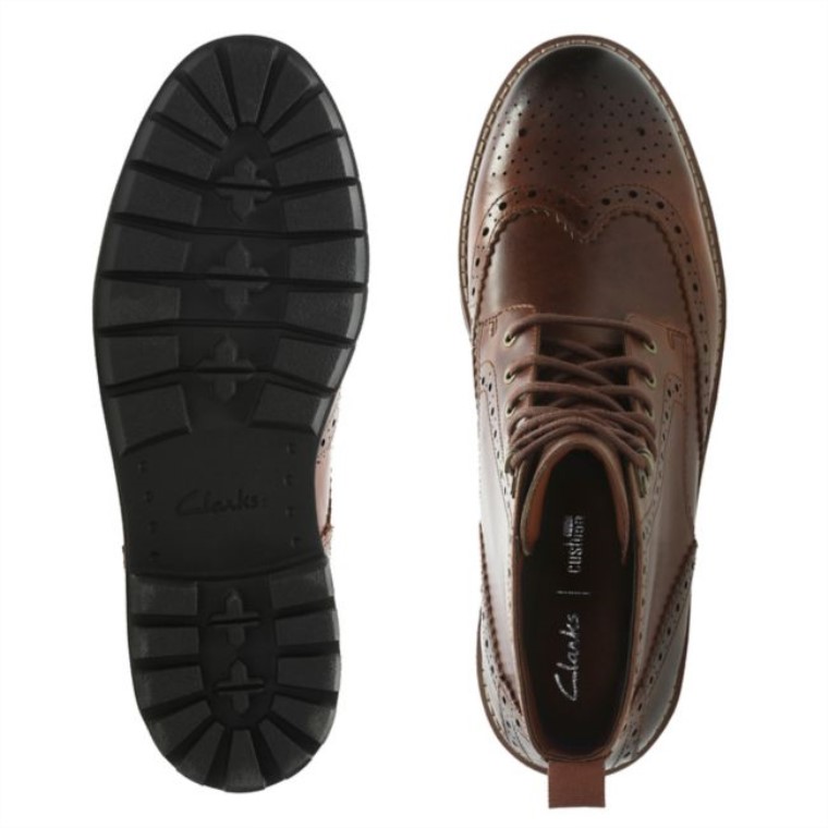 Cuero Marrón Oscuro Batcombe Lord Cuero Marrón Oscuro Clarks