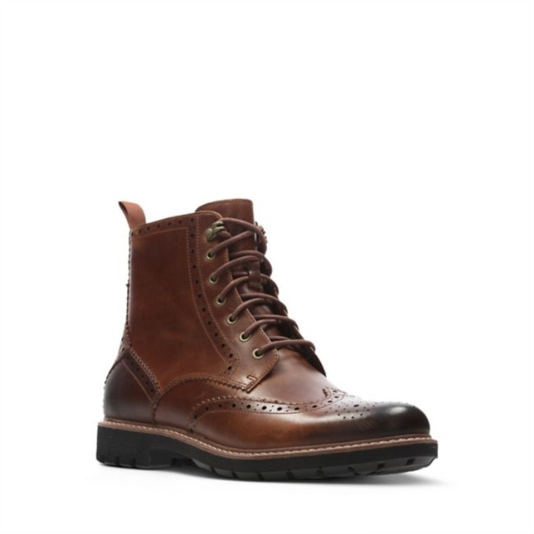 Cuero Marrón Oscuro Batcombe Lord Cuero Marrón Oscuro Clarks