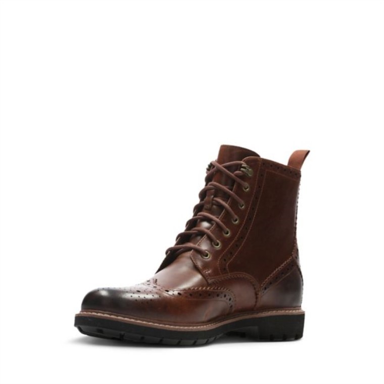 Cuero Marrón Oscuro Batcombe Lord Cuero Marrón Oscuro Clarks