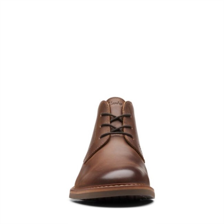 Cuero Marrón Oscuro Clarks Atticus Lt Mid Cuero Marrón Oscuro