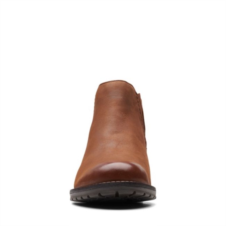 Cuero Marrón Oscuro Clarks Clarkwell Demi Cuero Marrón Oscuro