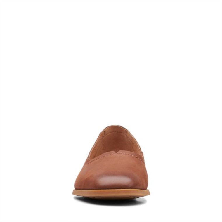 Cuero Marrón Oscuro Clarks Pure Walk Cuero Marrón Oscuro