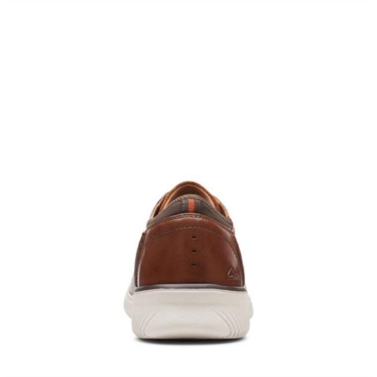 Cuero Marrón Oscuro Donaway Cuero Marrón Oscuro Liso Clarks