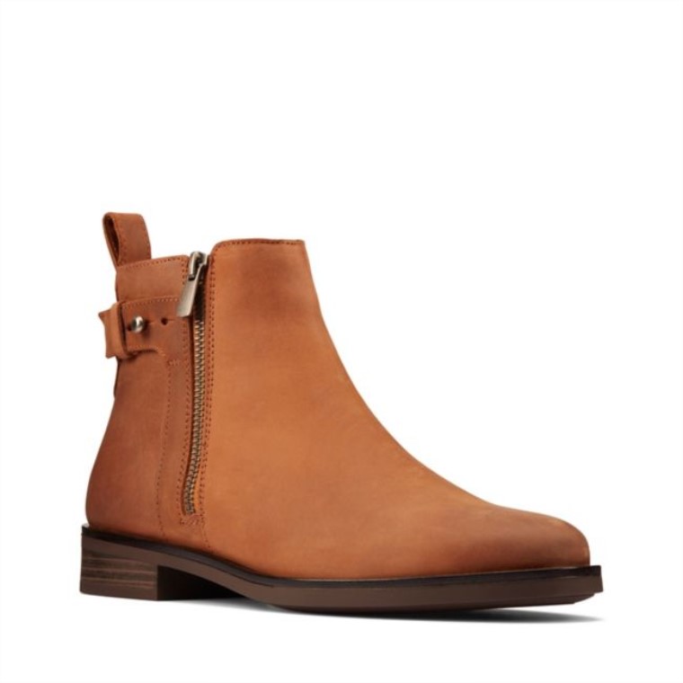 Dark Tan Leather Memi Lo Dark Tan Leather Clarks