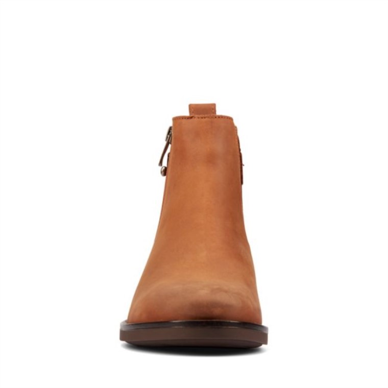 Dark Tan Leather Memi Lo Dark Tan Leather Clarks