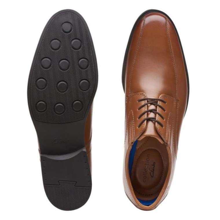 Cuero Marrón Oscuro Whiddon Pace Cuero Marrón Oscuro Clarks