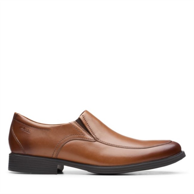 Cuero Marrón Oscuro Whiddon Step Cuero Marrón Oscuro Clarks