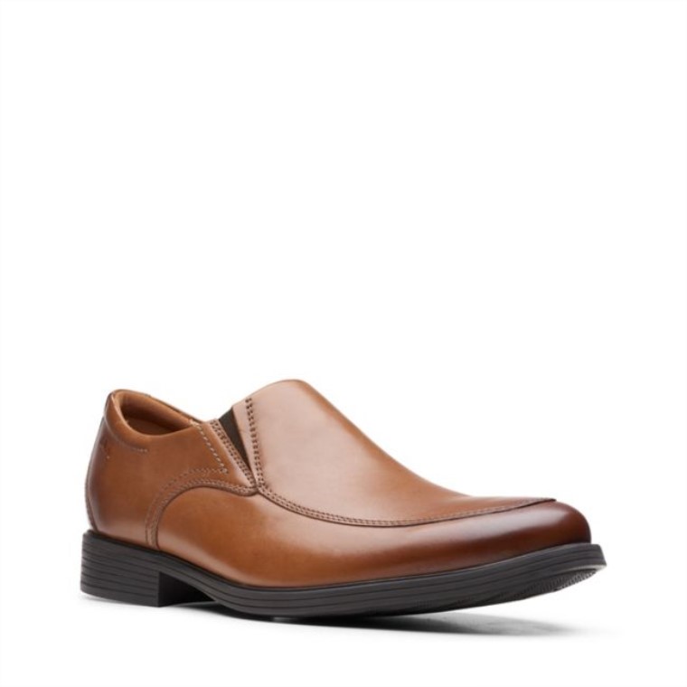 Cuero Marrón Oscuro Whiddon Step Cuero Marrón Oscuro Clarks