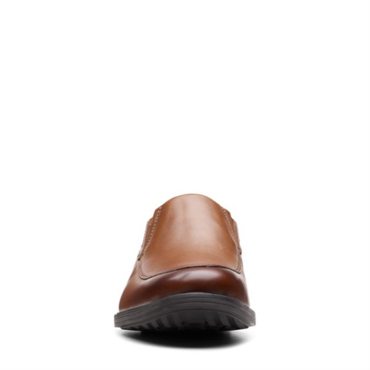 Cuero Marrón Oscuro Whiddon Step Cuero Marrón Oscuro Clarks