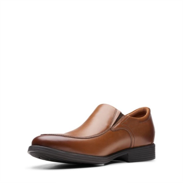 Cuero Marrón Oscuro Whiddon Step Cuero Marrón Oscuro Clarks