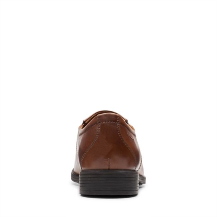 Cuero Marrón Oscuro Whiddon Step Cuero Marrón Oscuro Clarks