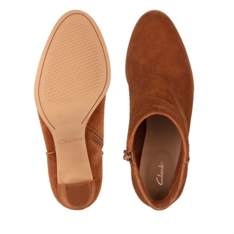 Ante Tostado Oscuro Clarks Kaylfern 2 Ante Tostado Oscuro