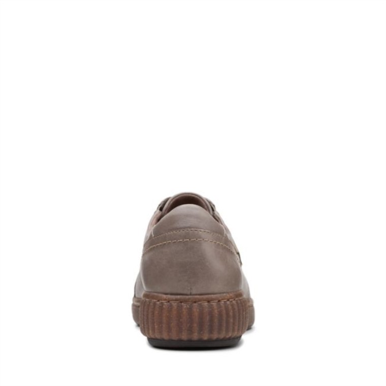 Cuero Topo Oscuro Cremallera Magnolia Cuero Topo Oscuro Clarks