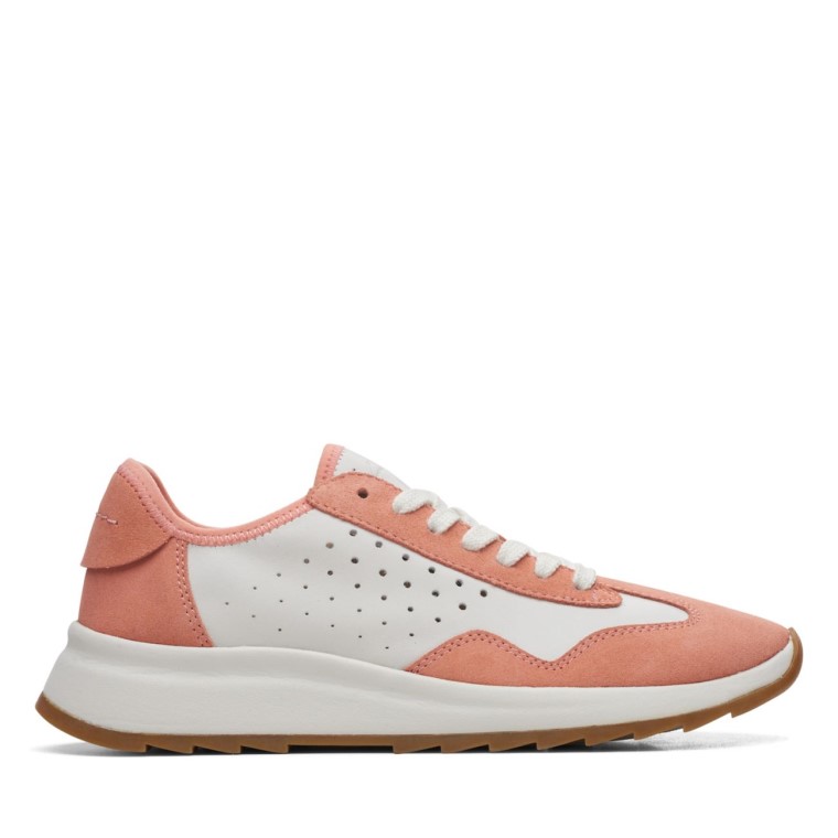 Dash Lite Encaje Coral/blanco Clarks Coral/blanco