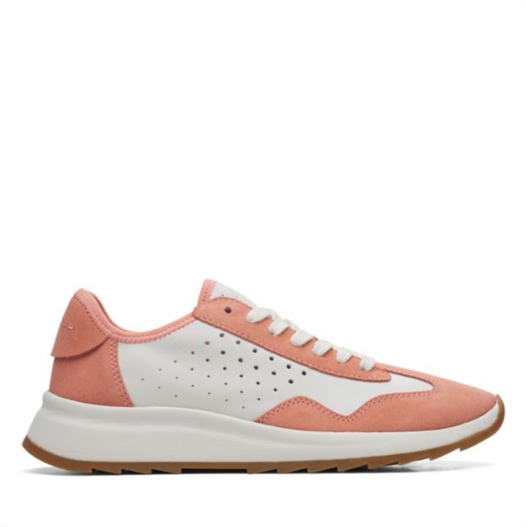 Dash Lite Encaje Coral/blanco Clarks Coral/blanco