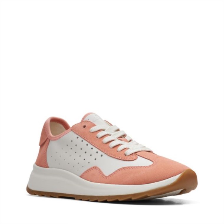Dash Lite Encaje Coral/blanco Clarks Coral/blanco