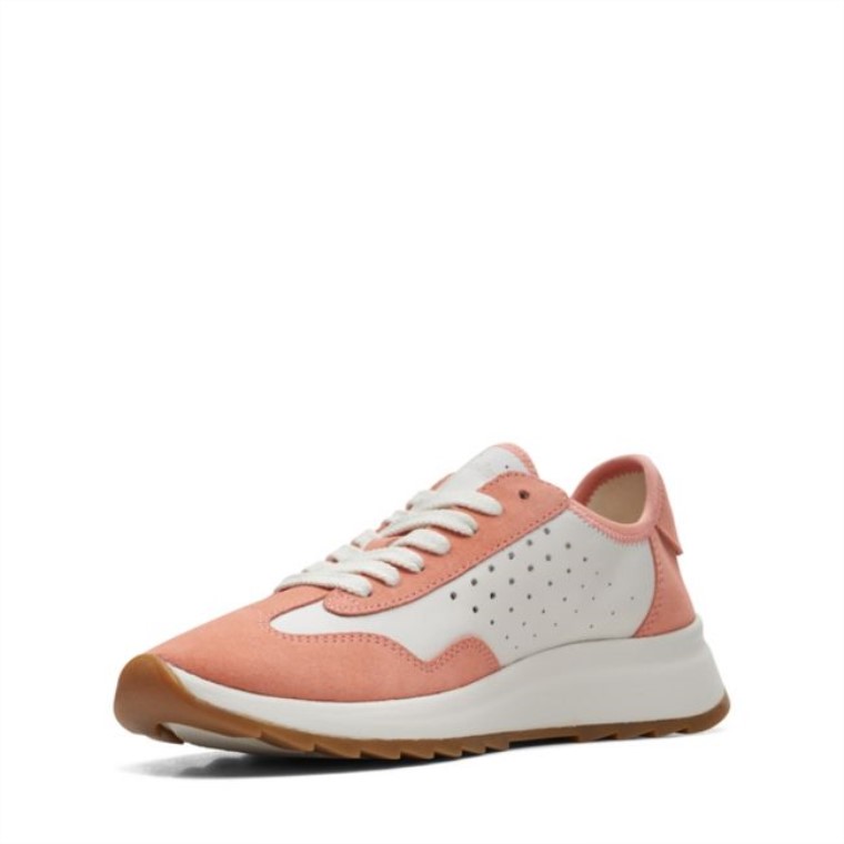 Dash Lite Encaje Coral/blanco Clarks Coral/blanco