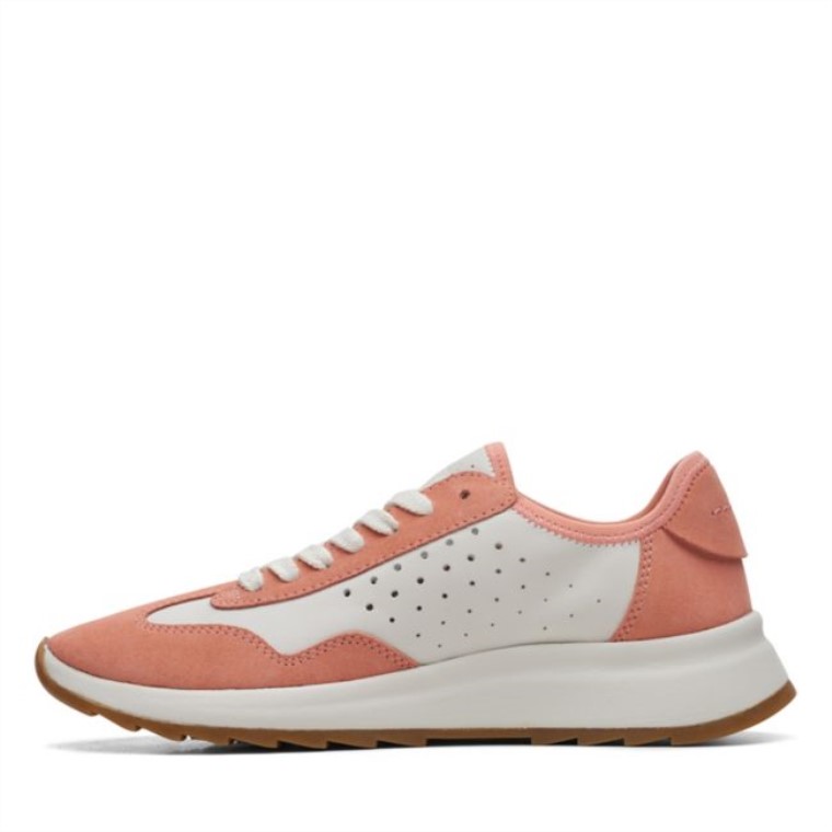 Dash Lite Encaje Coral/blanco Clarks Coral/blanco
