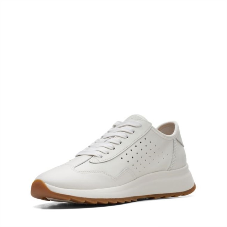 Dash Lite Lace Cuero Combinado Blanco Clarks Cuero Combinado Blanco