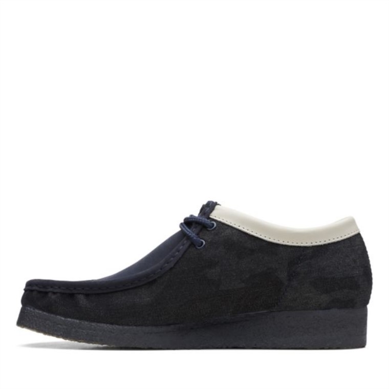 Mezclilla Sintética Azul Wallabee Mezclilla Sintética Azul Clarks