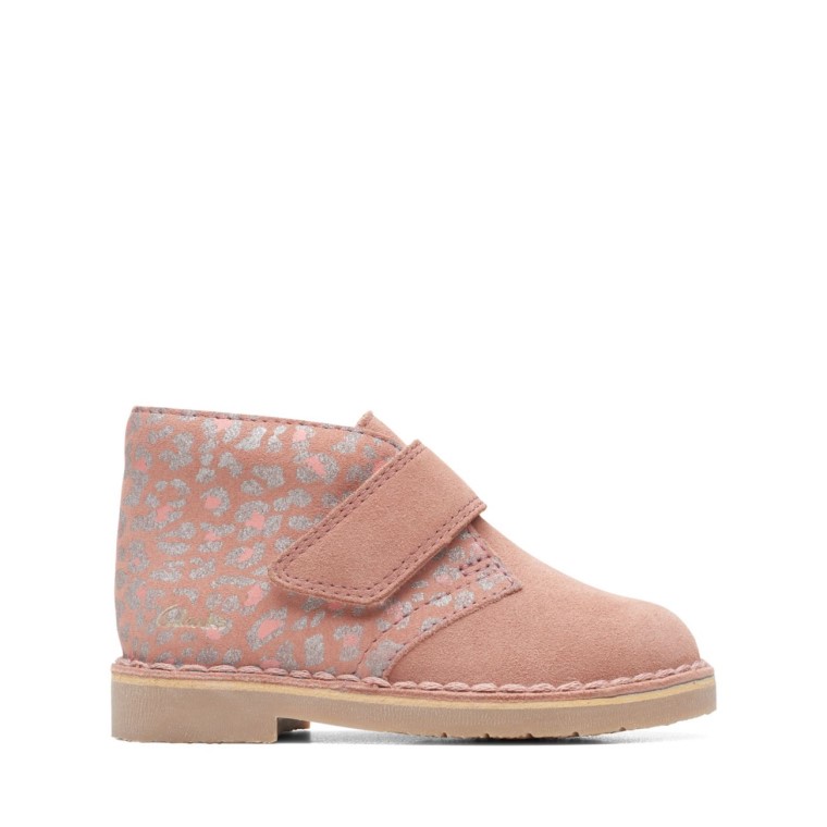 Desert Boot 2 Niño Combinación Rosa Claro Combinación Rosa Claro Clarks