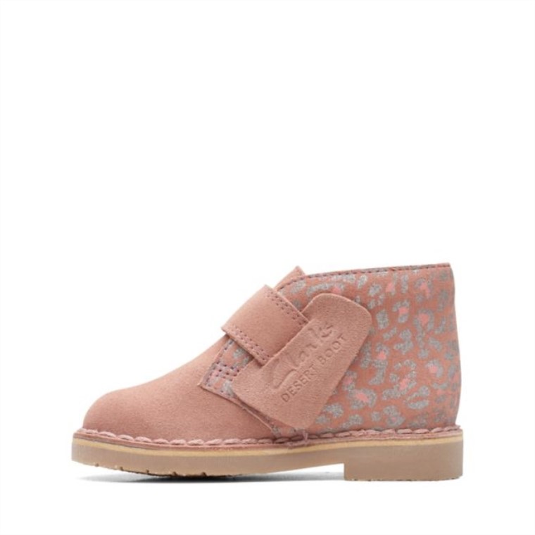 Desert Boot 2 Niño Combinación Rosa Claro Combinación Rosa Claro Clarks