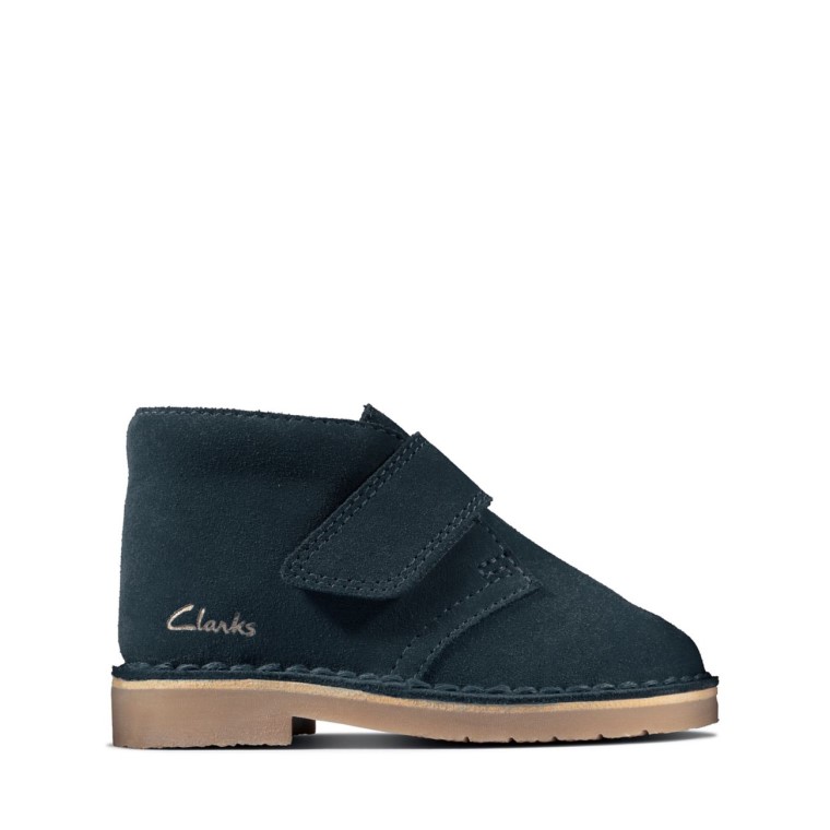 Desert Boot 2 Niño Azul Marino Ante Azul Marino Clarks