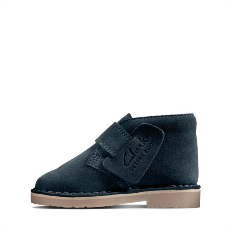 Desert Boot 2 Niño Azul Marino Ante Azul Marino Clarks