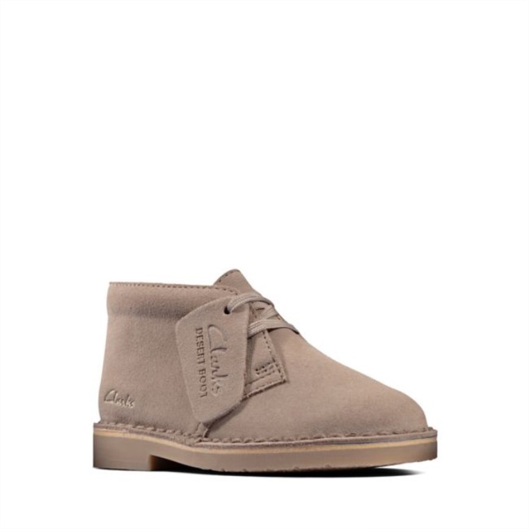 Bota Del Desierto 2 Niño Arena Gamuza Arena Gamuza Clarks