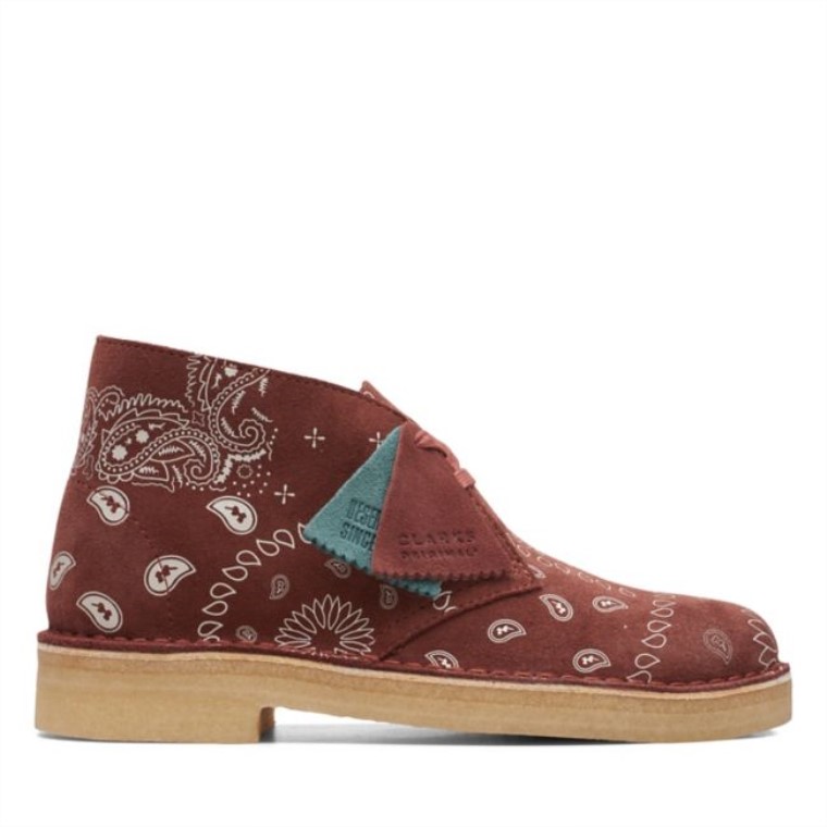 Bota Desierto Ladrillo Paisley Clarks Ladrillo Paisley
