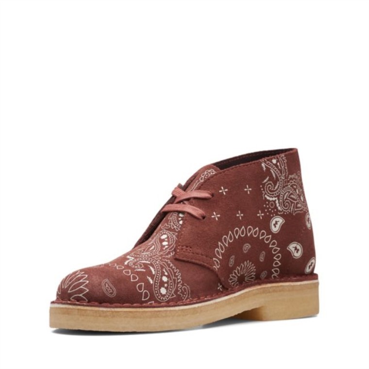 Bota Desierto Ladrillo Paisley Clarks Ladrillo Paisley