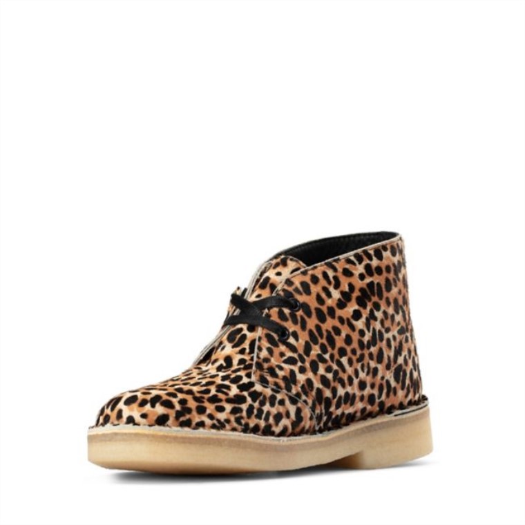 Bota Safari Con Estampado De Leopardo Po Ny Estampado De Leopardo Po Ny Clarks