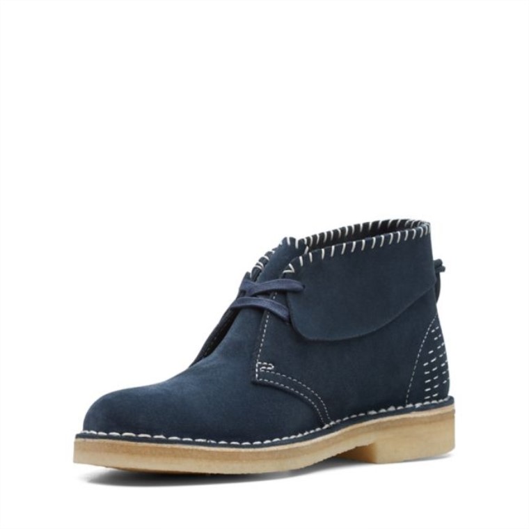 Bota Desierto Azul Marino Sashiko Azul Marino Sashiko Clarks