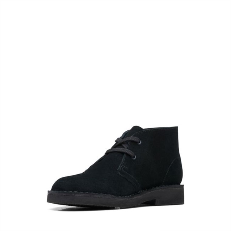 Bota Safari Old Black Suede Clarks Black Suede