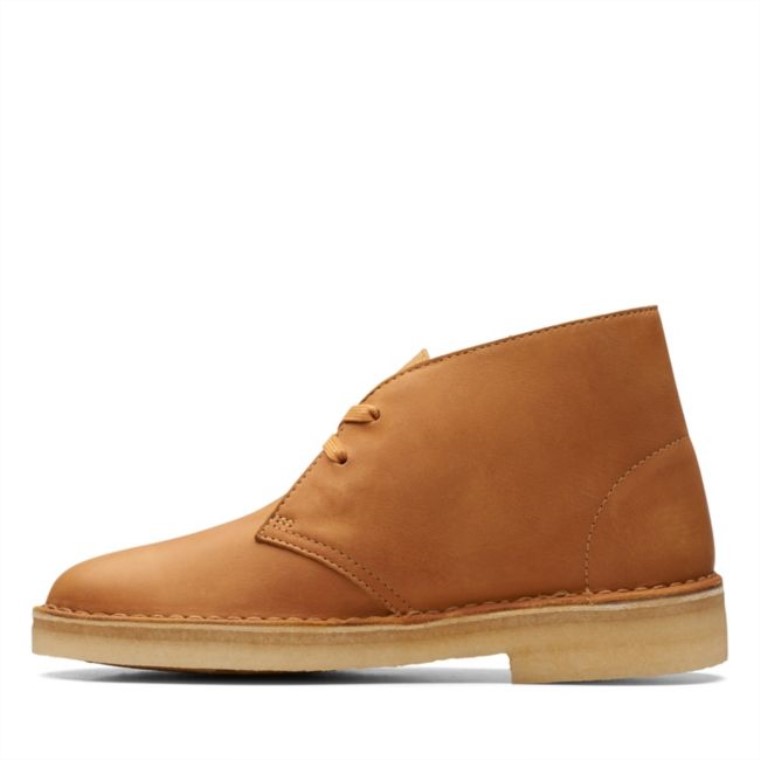 Bota Desierto Piel Color Canela Clarks Piel Color Canela