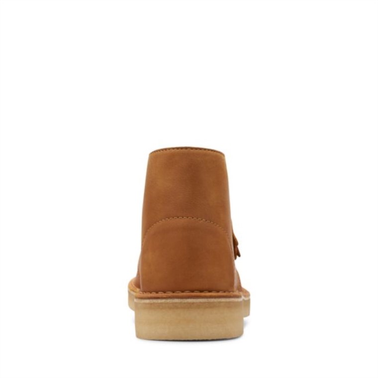Bota Desierto Piel Color Canela Clarks Piel Color Canela