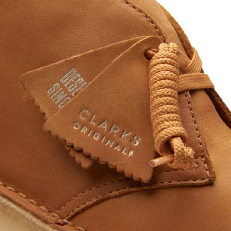 Bota Desierto Piel Color Canela Clarks Piel Color Canela