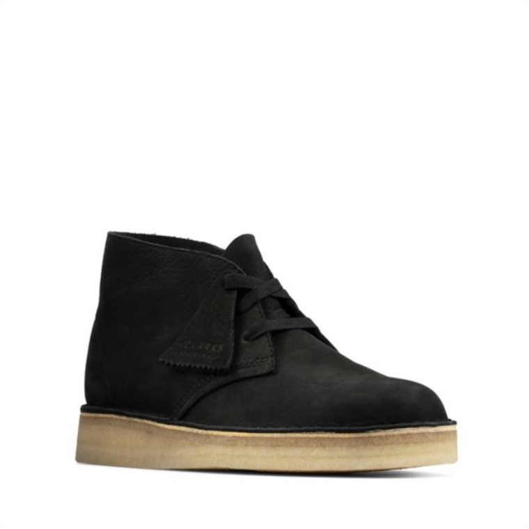 Desierto Carbón Nubuck Negro Clarks Nubuck Negro